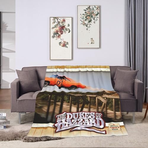 Dukes of Hazzard Lightweight Flannel Throw Blanket
