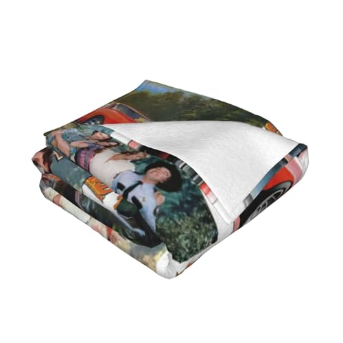 Dukes of Hazzard Cozy Flannel Throw Blanket