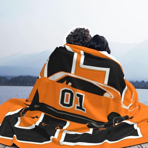 Dukes of Hazzard Fun Flannel Throw Blanket