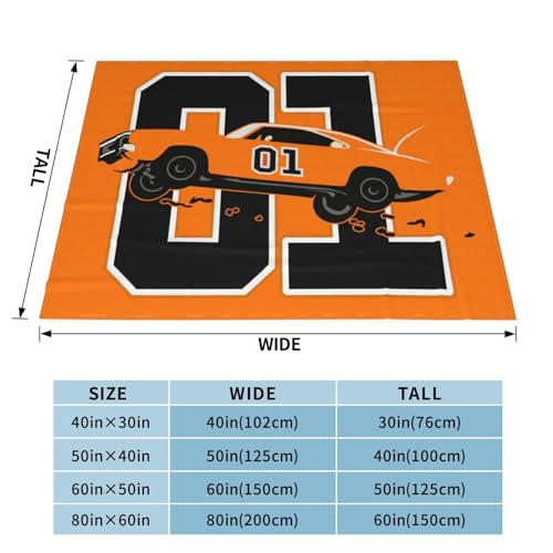 Dukes of Hazzard Fun Flannel Throw Blanket