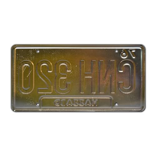 Dukes of Hazzard Metal License Plate - Georgia CNH 320