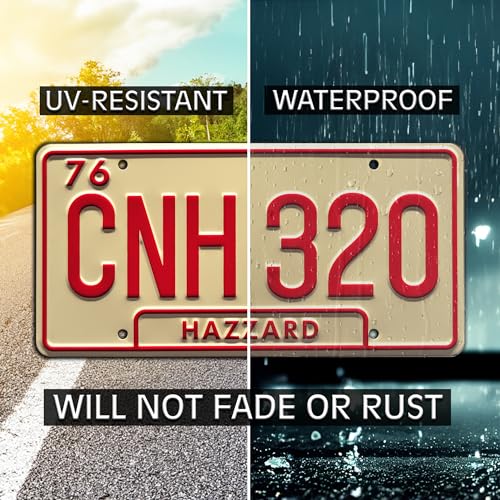 Dukes of Hazzard Metal License Plate - Georgia CNH 320