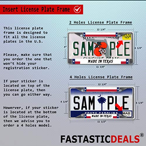 Hazzard County Metal License Plate Frame
