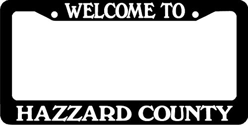 Personalized Hazzard County General Lee License Plate Frame