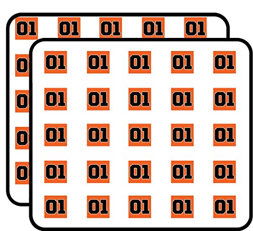 Dukes of Hazzard General Lee Sticker Pack