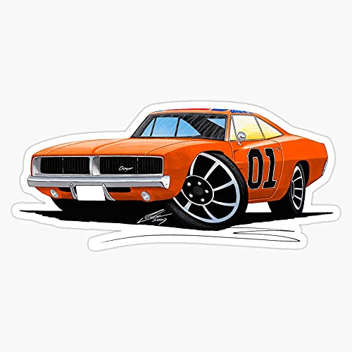 General Lee Vinyl Decal Bumper Sticker 5