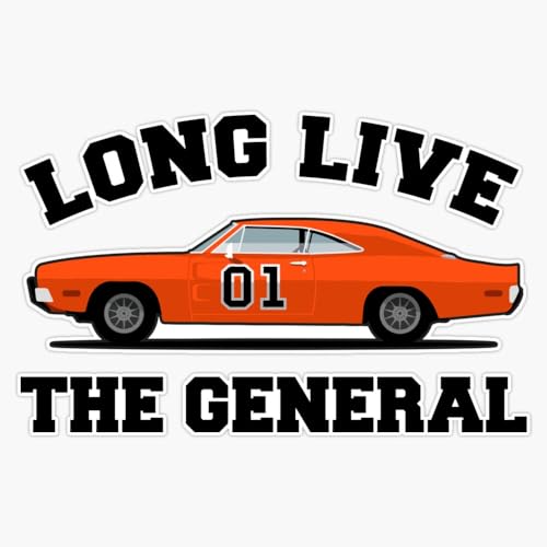 General Lee Window Bumper Sticker Decal 5