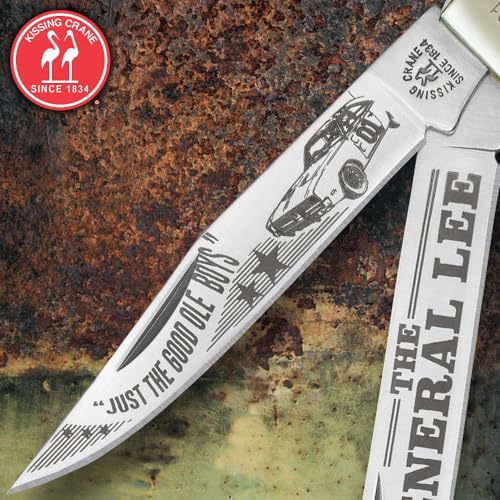KISSING CRANE General Lee Trapper Pocket Knife