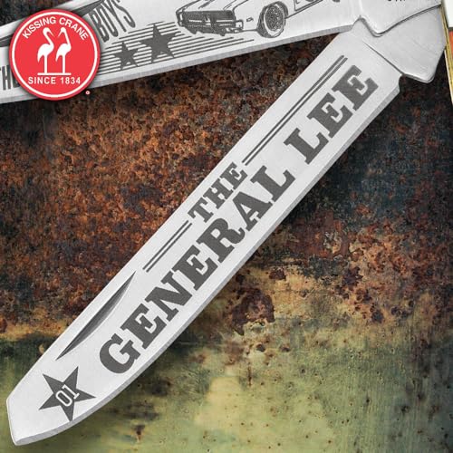 KISSING CRANE General Lee Trapper Pocket Knife