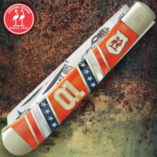 KISSING CRANE General Lee Trapper Pocket Knife