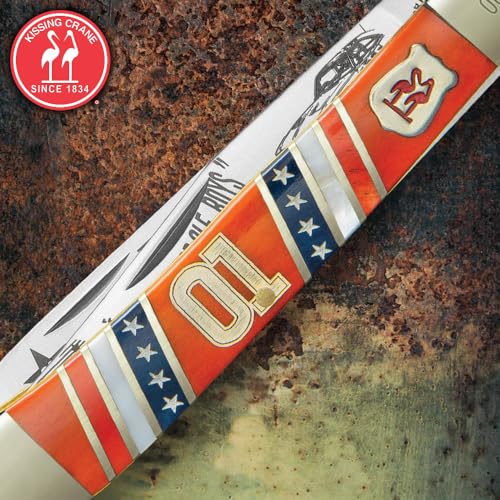 KISSING CRANE General Lee Trapper Pocket Knife