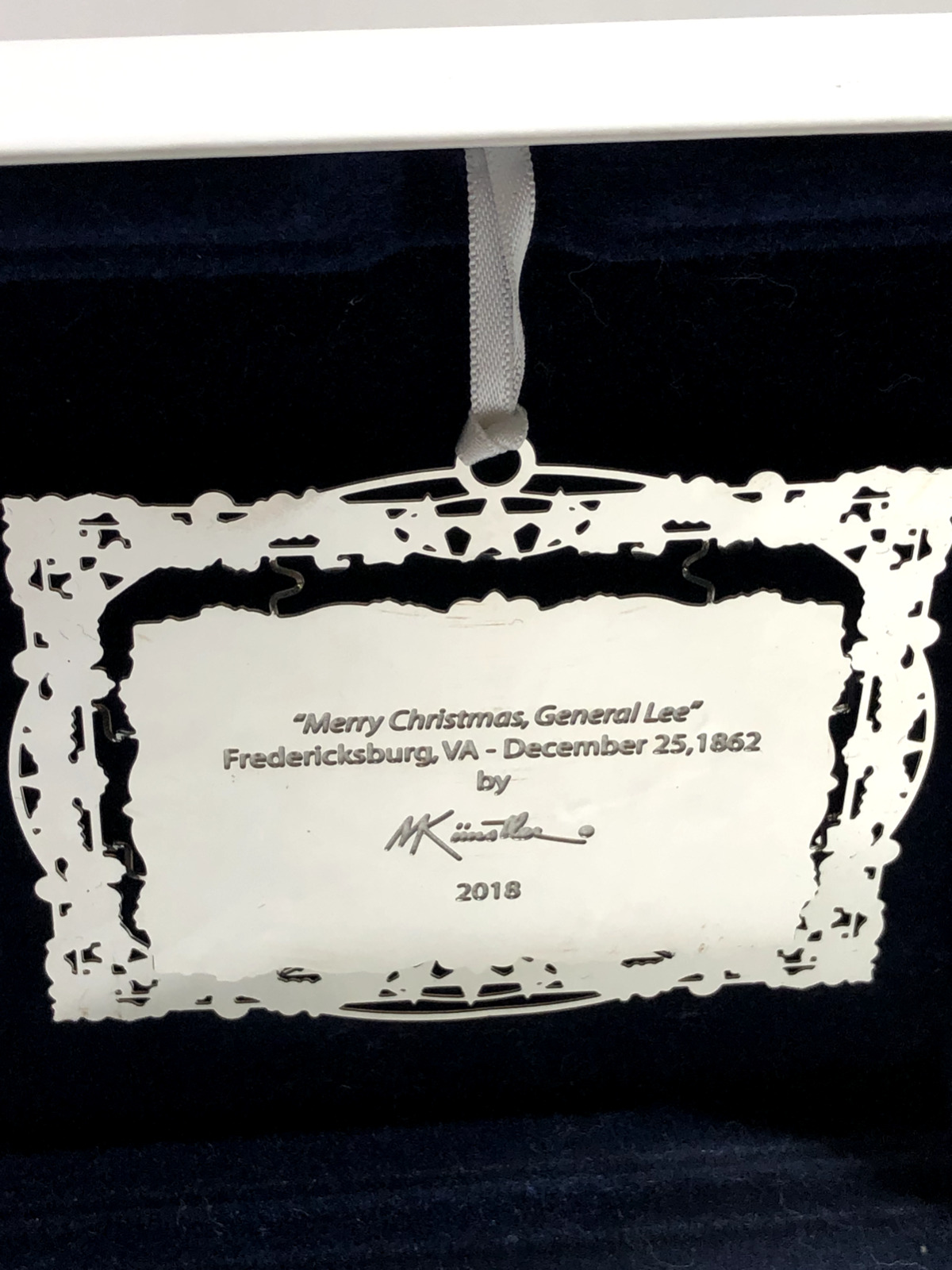 Timber Ridge School General Lee Christmas Ornament