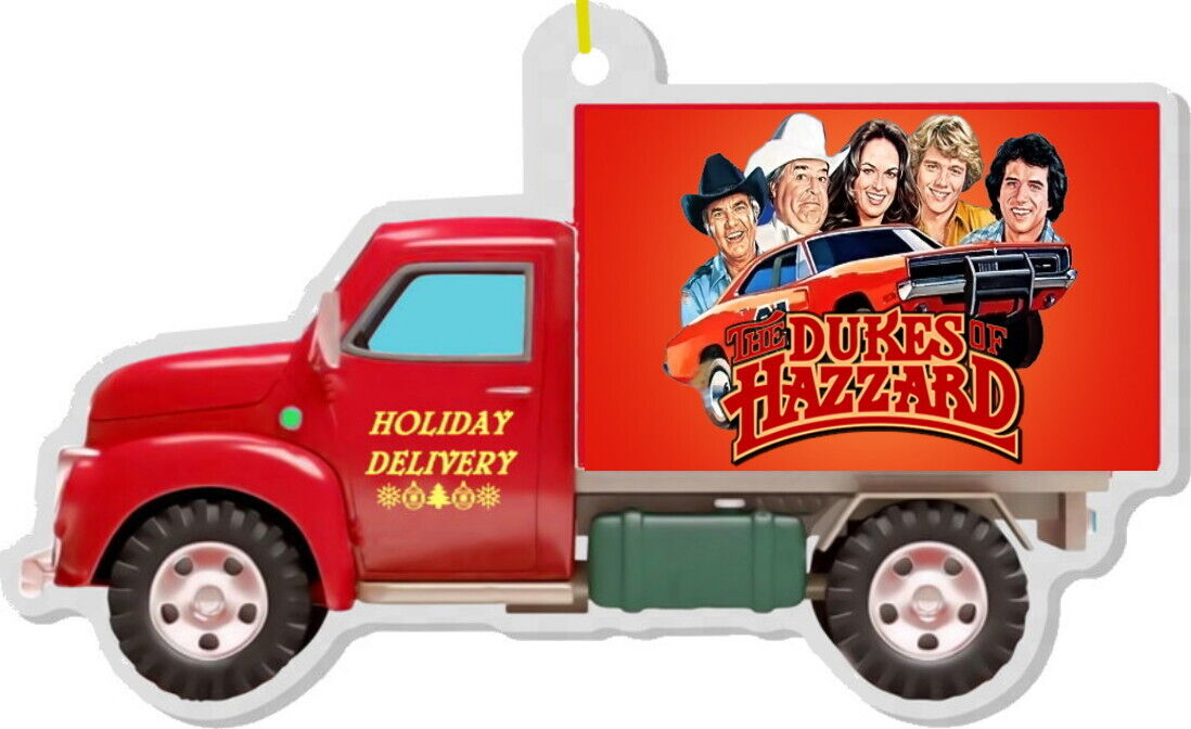 Dukes of Hazzard Holiday Delivery Truck Ornament