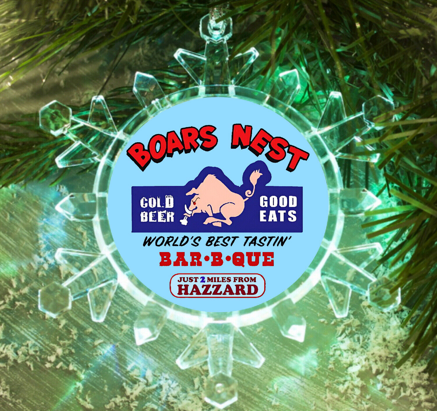 Boars Nest Holiday Ornament - Dukes of Hazzard