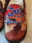 1982 Dukes of Hazzard Kids Slippers
