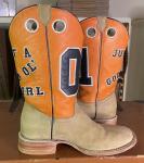 Just a Good Ol' Boy Orange Boots