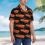Hazzard Dukes Funny Hawaiian T-Shirt for Men