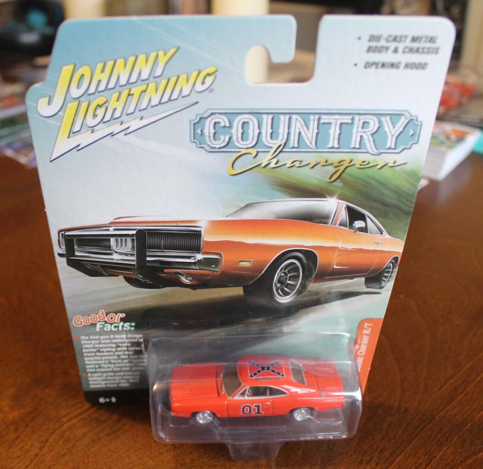 Johnny Lightning 1969 Dodge Charger General Lee Collectible