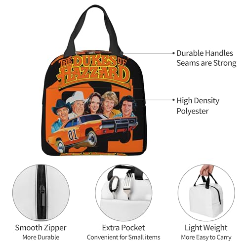 Dukes of Hazzard Insulated Lunch Bag – Black