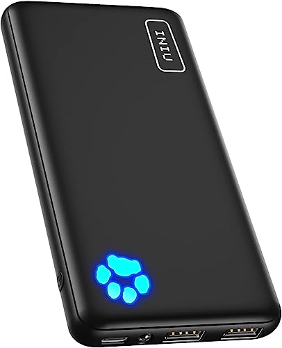 Slim 10000mAh USB-C Portable Power Bank