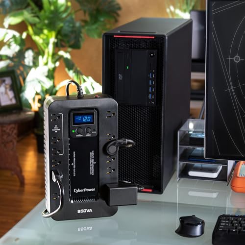 CyberPower EC850LCD Battery Backup & Surge Protector