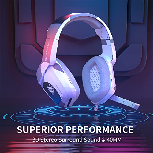 PHOINIKAS Camo Gaming Headset with Noise-Cancelling Mic