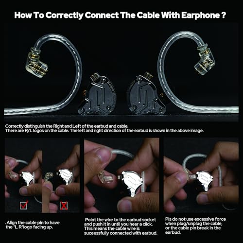 Linsoul KZ ZS10 Pro Gaming Hybrid Earbuds