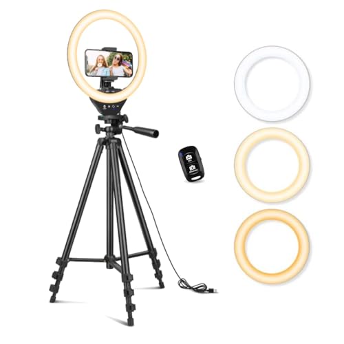 Sensyne 10'' Ring Light with Tripod and Phone Holder