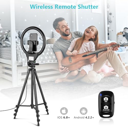 Sensyne 10'' Ring Light with Tripod and Phone Holder