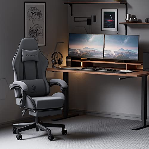 Ergonomic Gaming Chair with Massage and Footrest