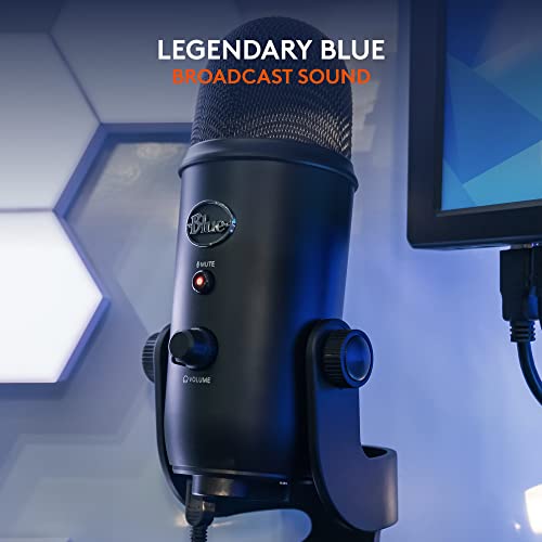 Blue Yeti USB Microphone for Gamers and Streamers