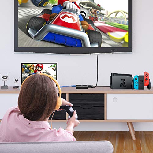 4K HDMI Capture Card with Microphone for Gaming