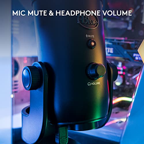 Blue Yeti USB Microphone for Gamers and Streamers