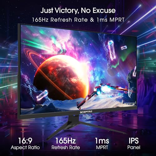 Sceptre 24" IPS Gaming Monitor 165Hz Full HD
