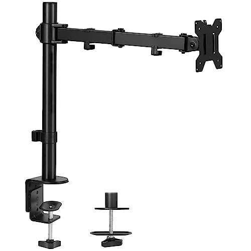 VIVO Adjustable Single Monitor Arm Desk Mount