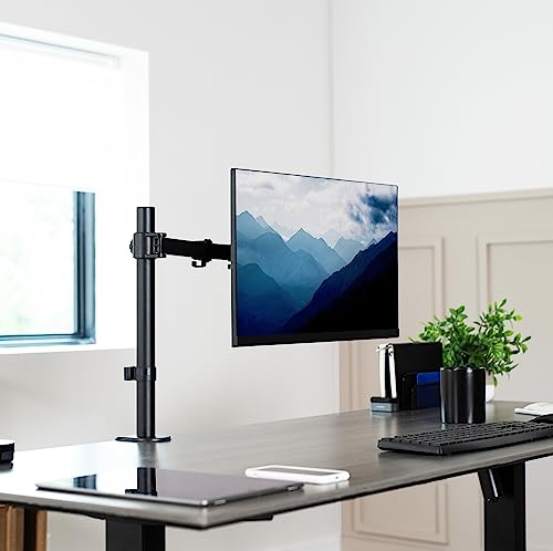 VIVO Adjustable Single Monitor Arm Desk Mount