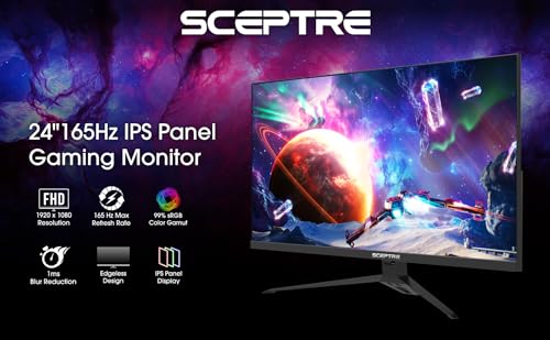 Sceptre 24" IPS Gaming Monitor 165Hz Full HD