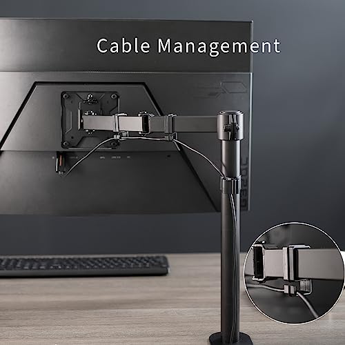VIVO Adjustable Single Monitor Arm Desk Mount