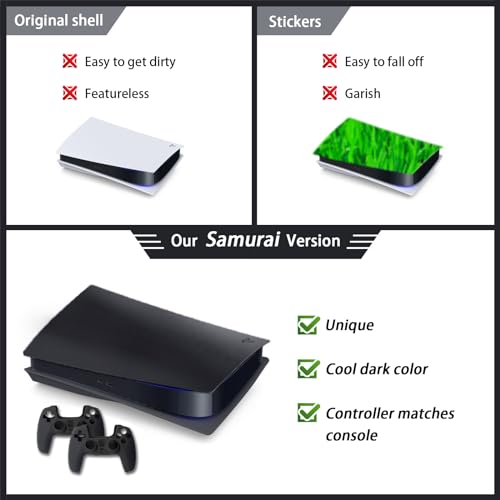 PS5 Console Cover with Extra Controller Stickers