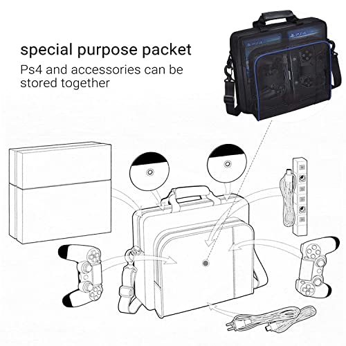 PS4 Travel Carrying Case and Accessory Bag