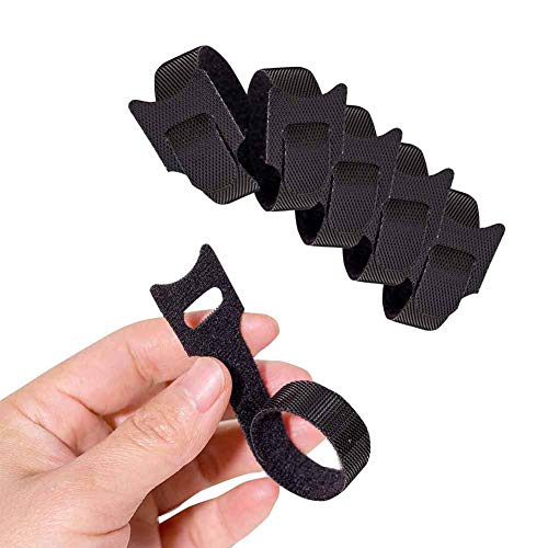 Adjustable Cable Management Ties - 100 Pack