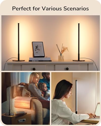Minimalist LED Table Lamp with Dimmable Colors