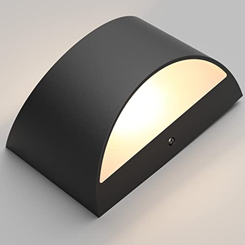 Aipsun Black Modern LED Wall Sconce Set of 2