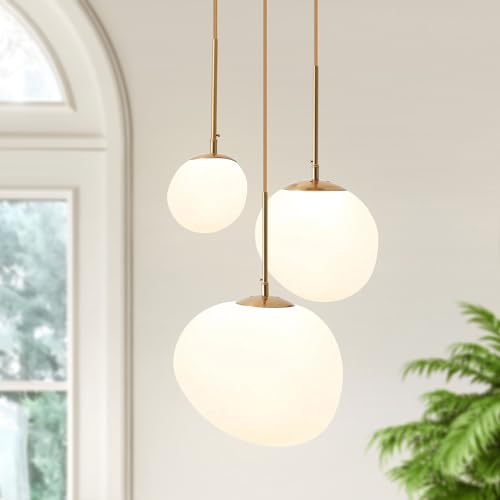 Minimalist 3-Light Glass Pendant for Modern Spaces