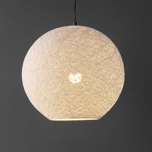 Lacey Minimalist Woven Globe Pendant Light