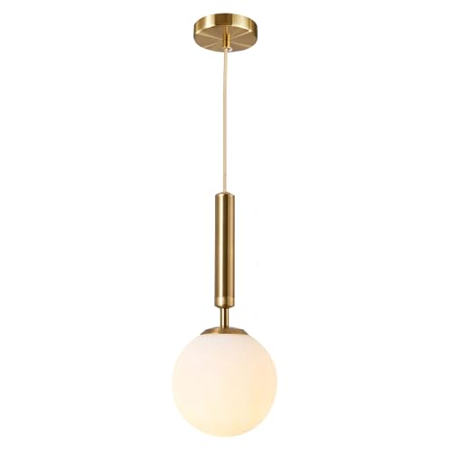 Minimalist Modern Pendant Light with Matte Glass
