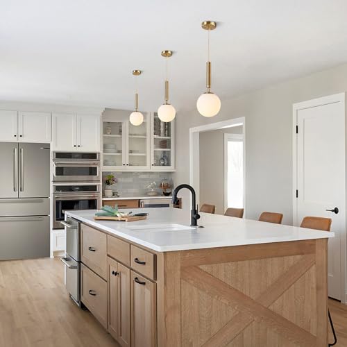 Minimalist Modern Pendant Light with Matte Glass