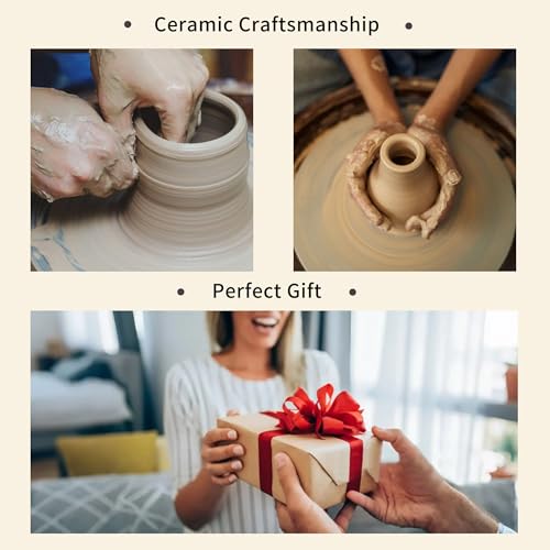 Minimalist White Ceramic Vase for Home Decor