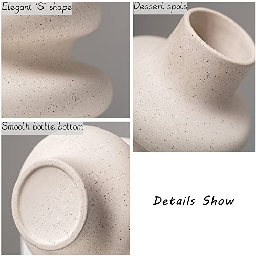 Minimalist Ceramic Vases Set for Modern Decor