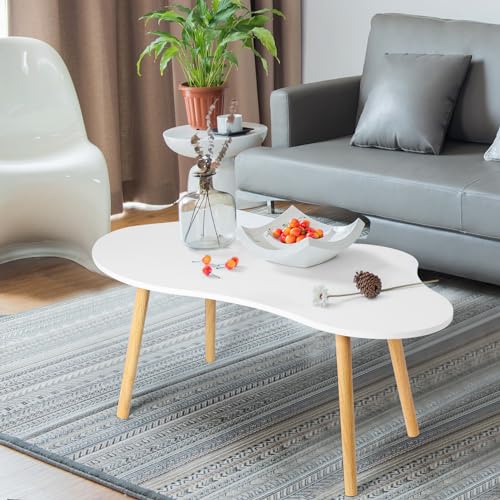 Cloud Minimalist Coffee Table - Modern White Design